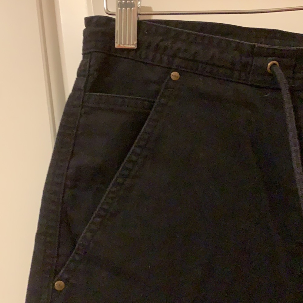 Lauren Ralph Lauren Cotton Black Cargo Utility Workwear Shorts - Picture 6 of 9